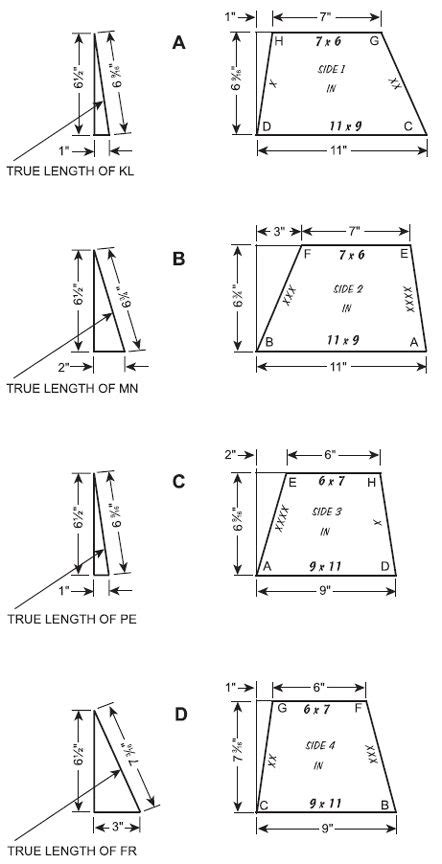 sheet metal transition layout|sheet metal transition calculator.